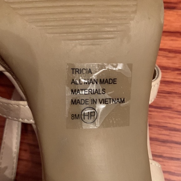 Jelly pop beige heeled sandals - Picture 8 of 11